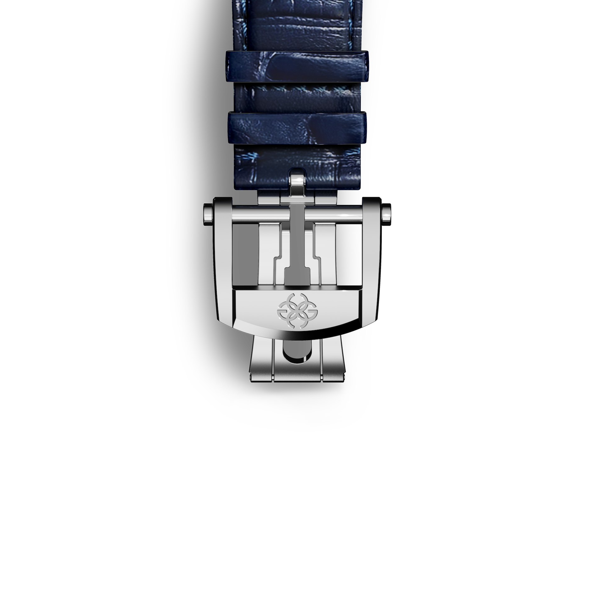 Automatic Watch Strap / Alligator - Blue