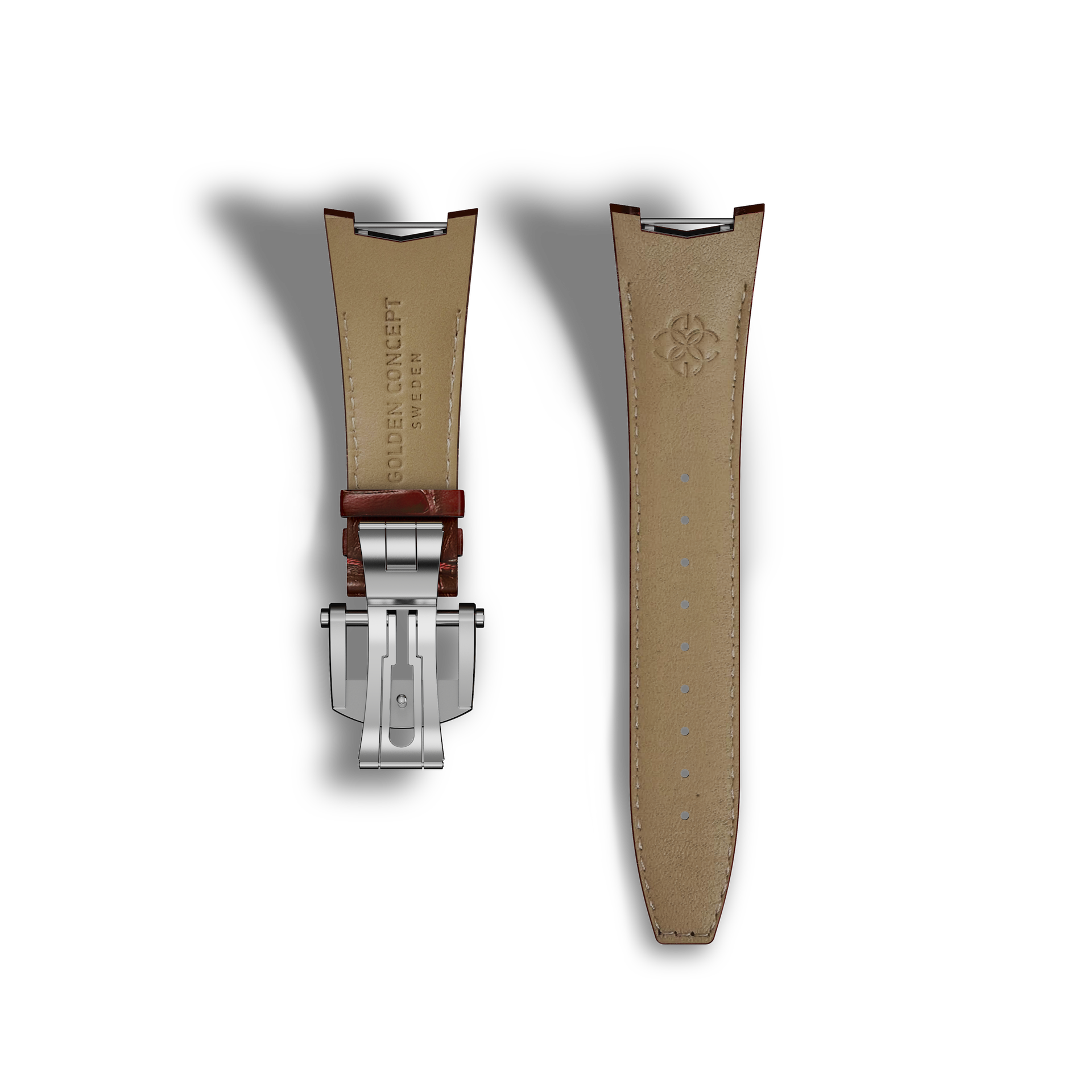 Automatic Watch Strap / Alligator - Brown