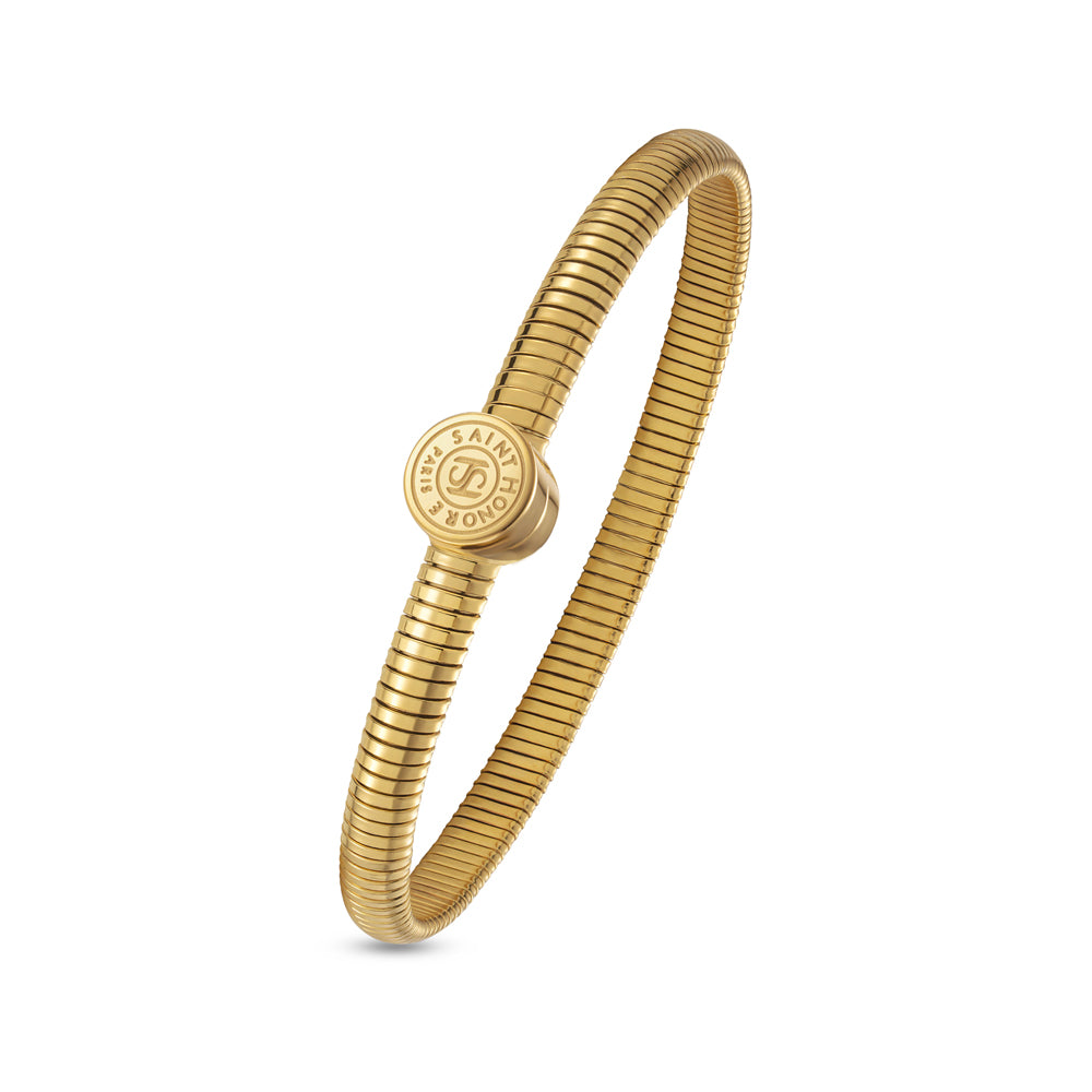 Spire Bangle With SHP Logo GOLD PLATED (OR) GOLD COLOUR