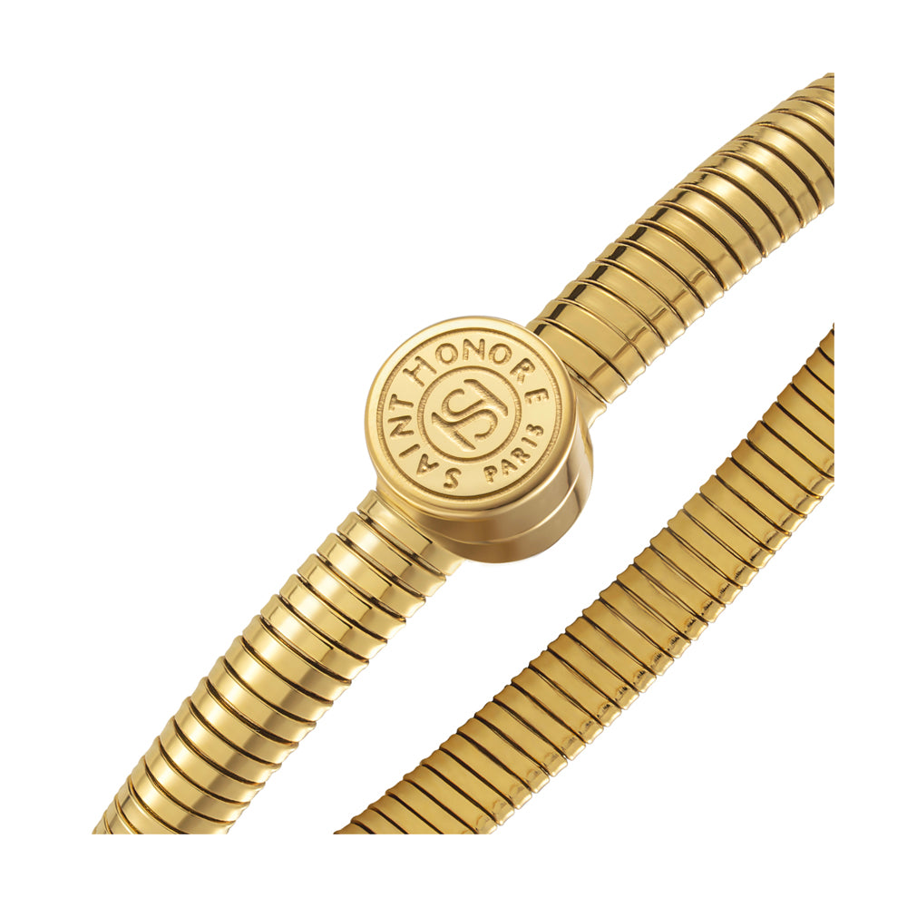 Spire Bangle With SHP Logo GOLD PLATED (OR) GOLD COLOUR