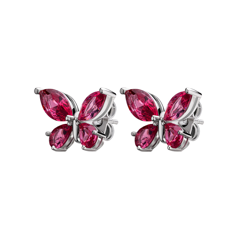 Gala Pink Crystals Jewelry Set GOLD PLATED (OR) GOLD COLOUR