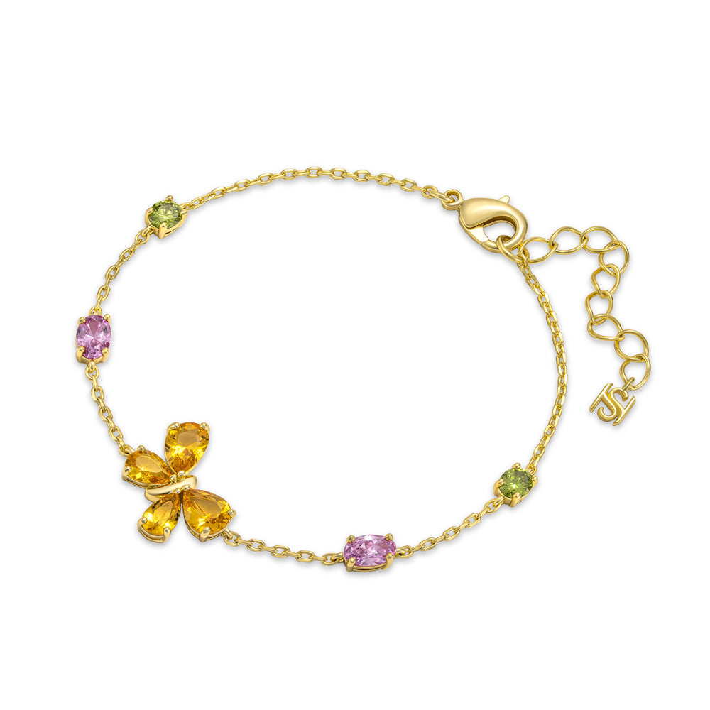 Gala Yellow Crystals Jewelry Set GOLD PLATED (OR) GOLD COLOUR