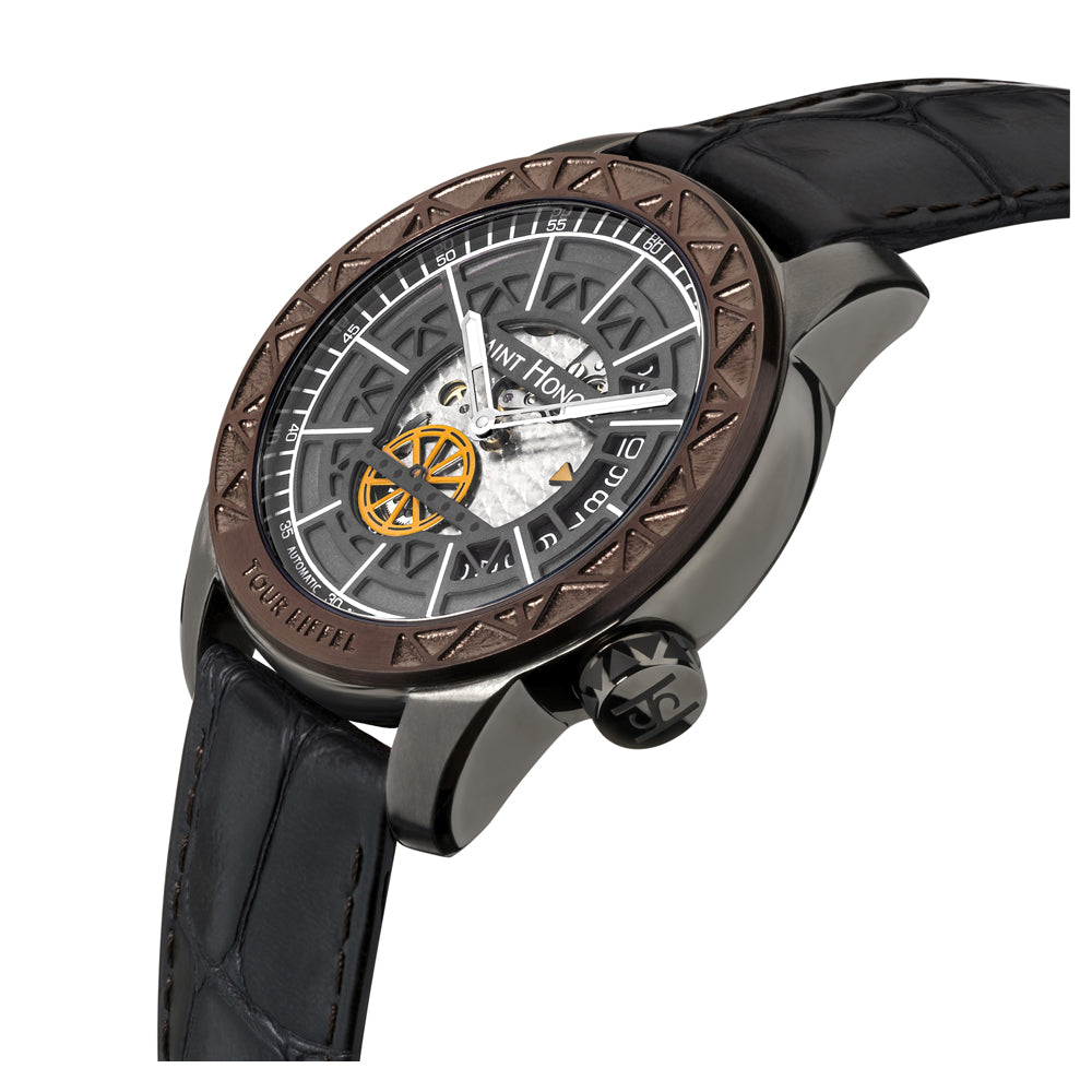 Tour Eiffel Men's Quartz Watch YELLOW / BLACK