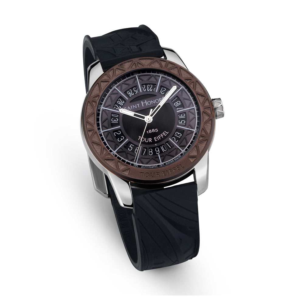 Tour Eiffel Men's Automatic Watch Black
