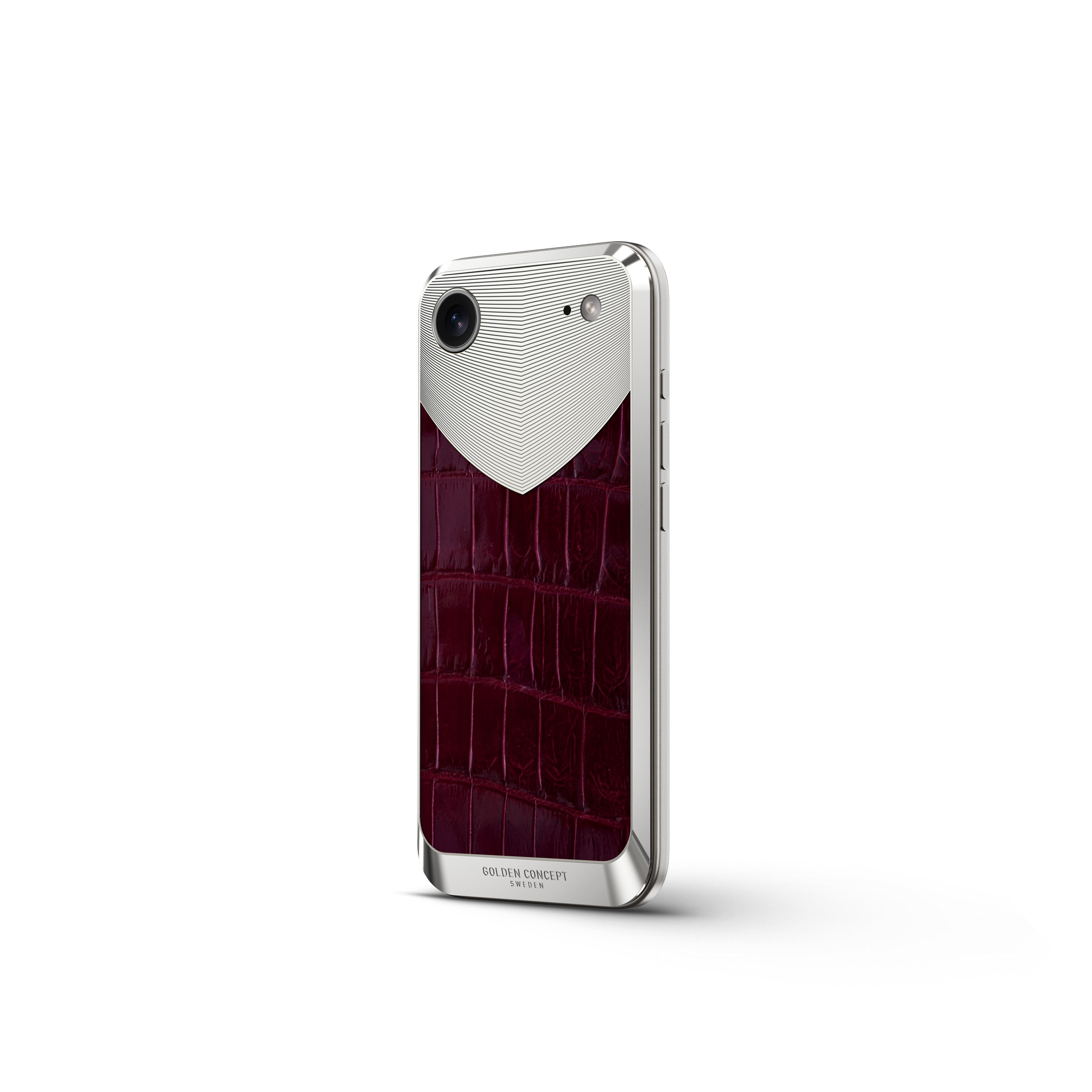 iPhone Case / RST17 - Magnetic Shield Alligator - Maroon