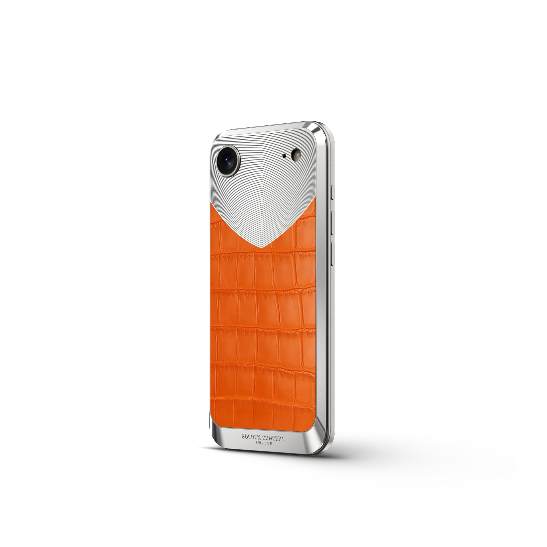 iPhone Case / RST17 - Magnetic Shield Alligator Edition - Matte Orange