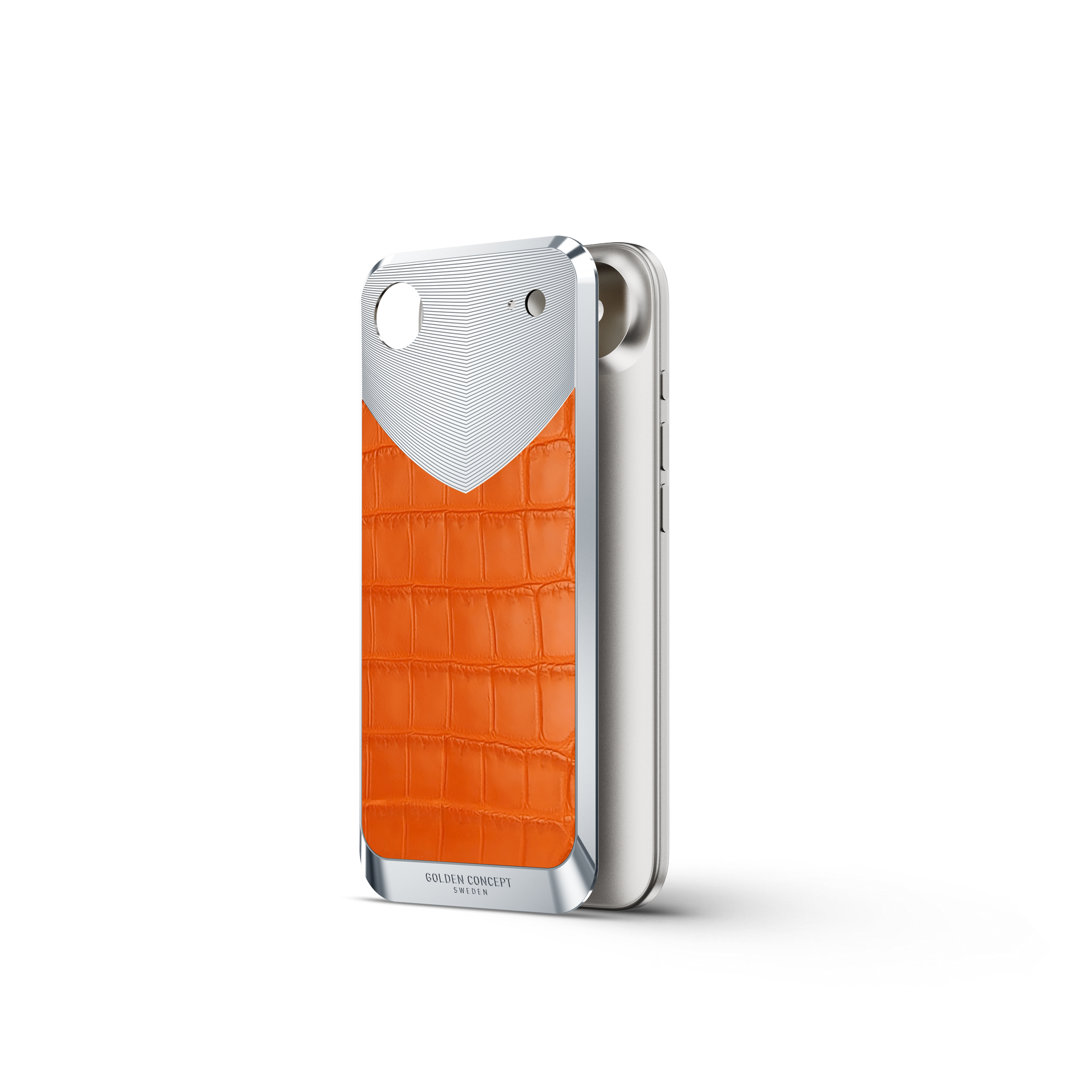 iPhone Case / RST17 - Magnetic Shield Alligator Edition - Matte Orange