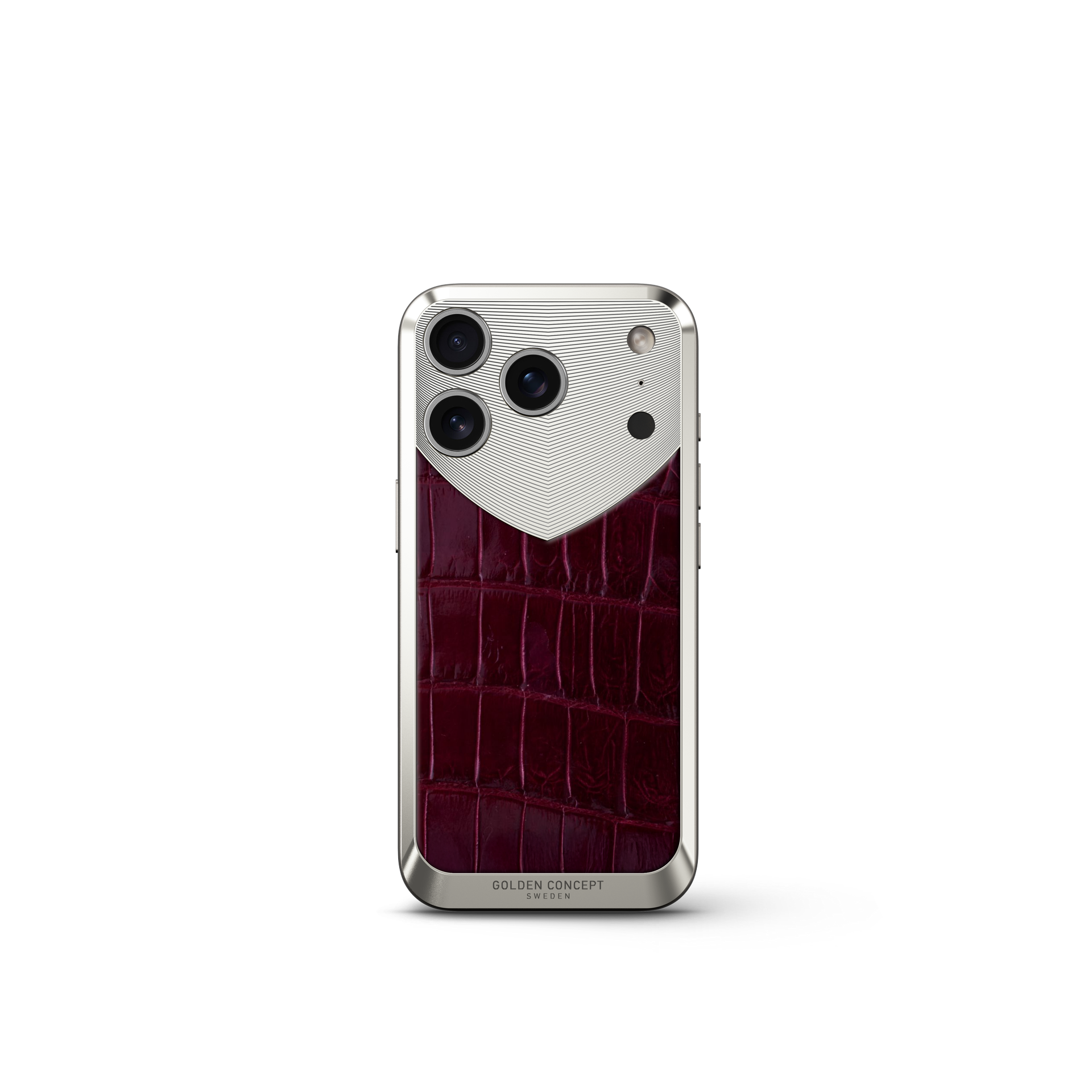 iPhone Case / RST17 - Magnetic Shield Alligator - Maroon