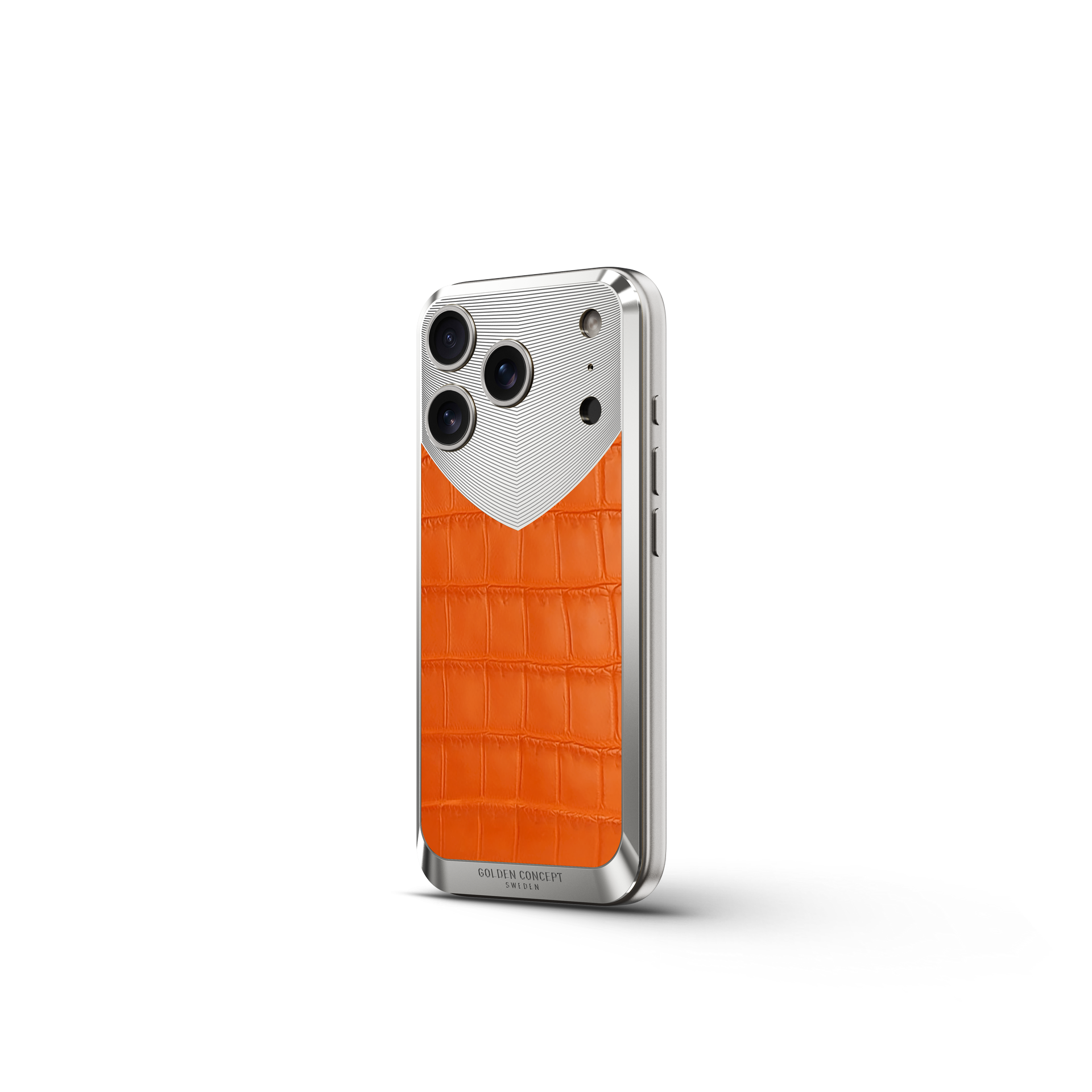 iPhone Case / RST17 - Magnetic Shield Alligator Edition - Matte Orange