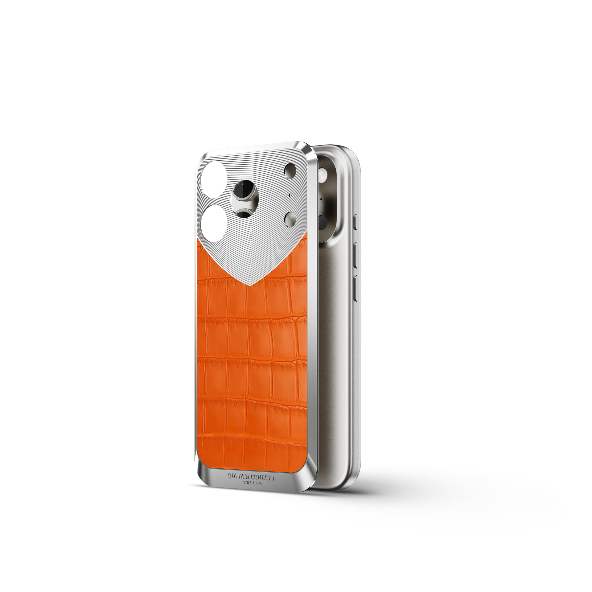 iPhone Case / RST17 - Magnetic Shield Alligator Edition - Matte Orange