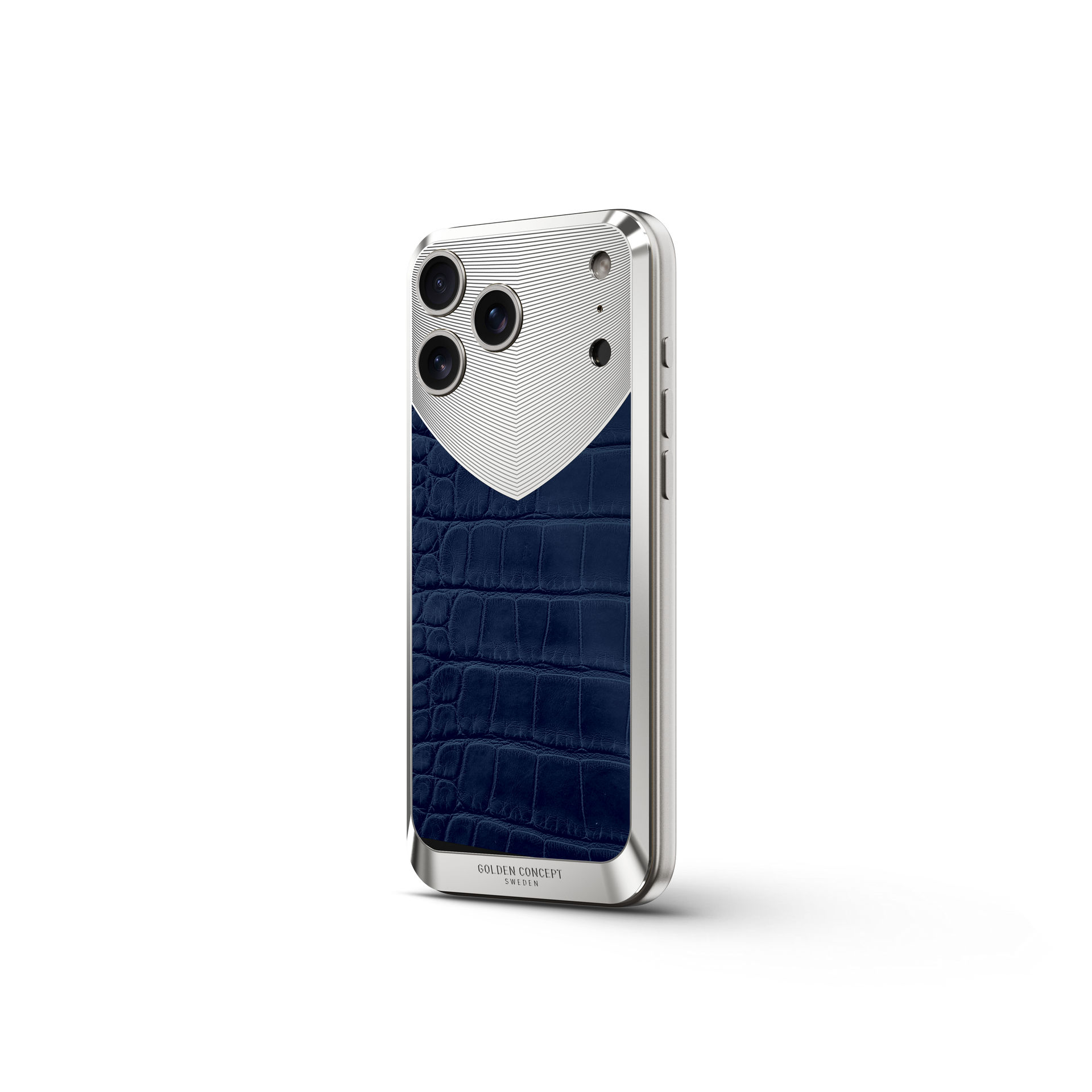 iPhone Case / RST17 - Magnetic Shield Alligator Edition - Matte Blue