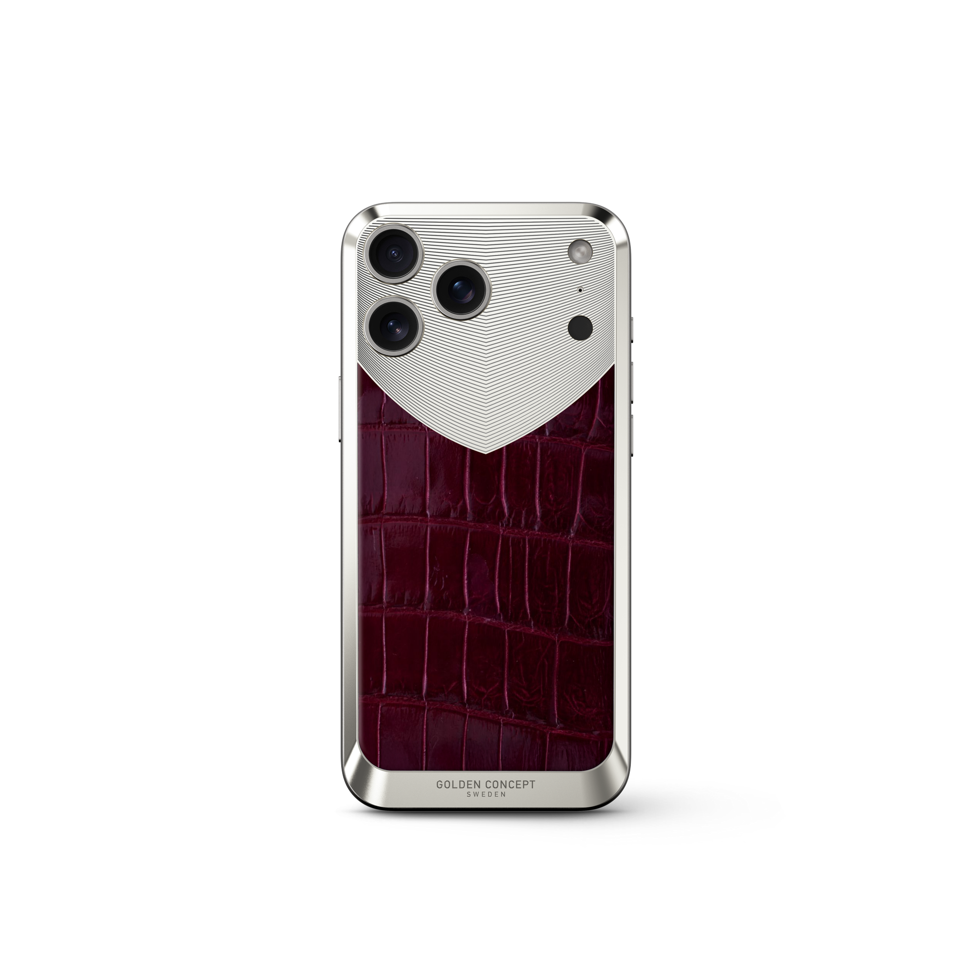 iPhone Case / RST17 - Magnetic Shield Alligator - Maroon