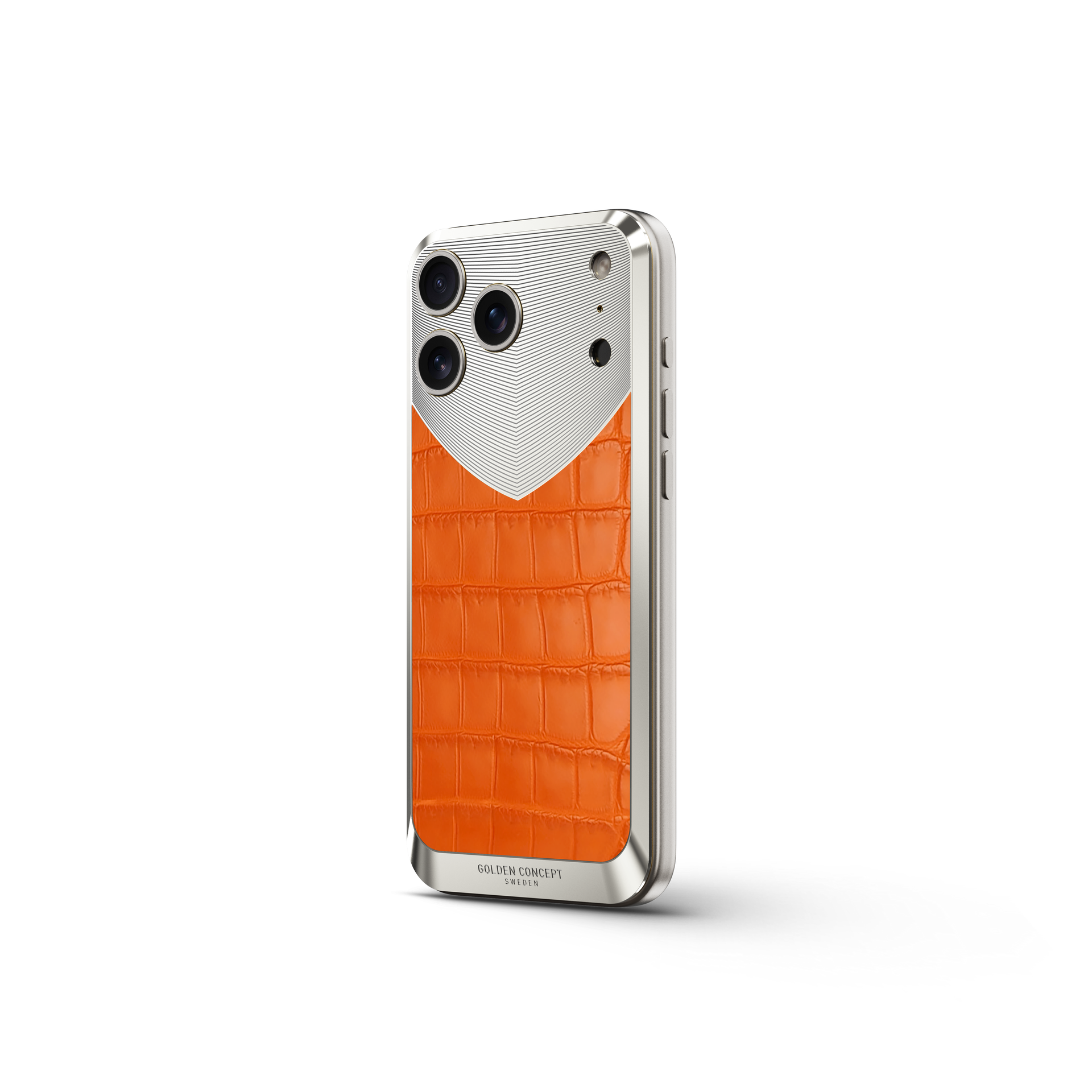 iPhone Case / RST17 - Magnetic Shield Alligator Edition - Matte Orange