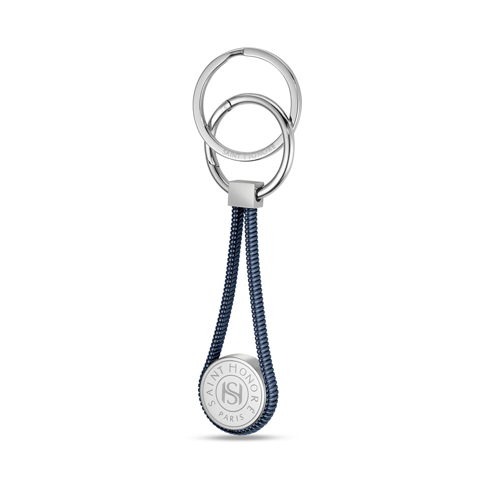 Tubogas Woven Keyring IP BLUE AND STEEL