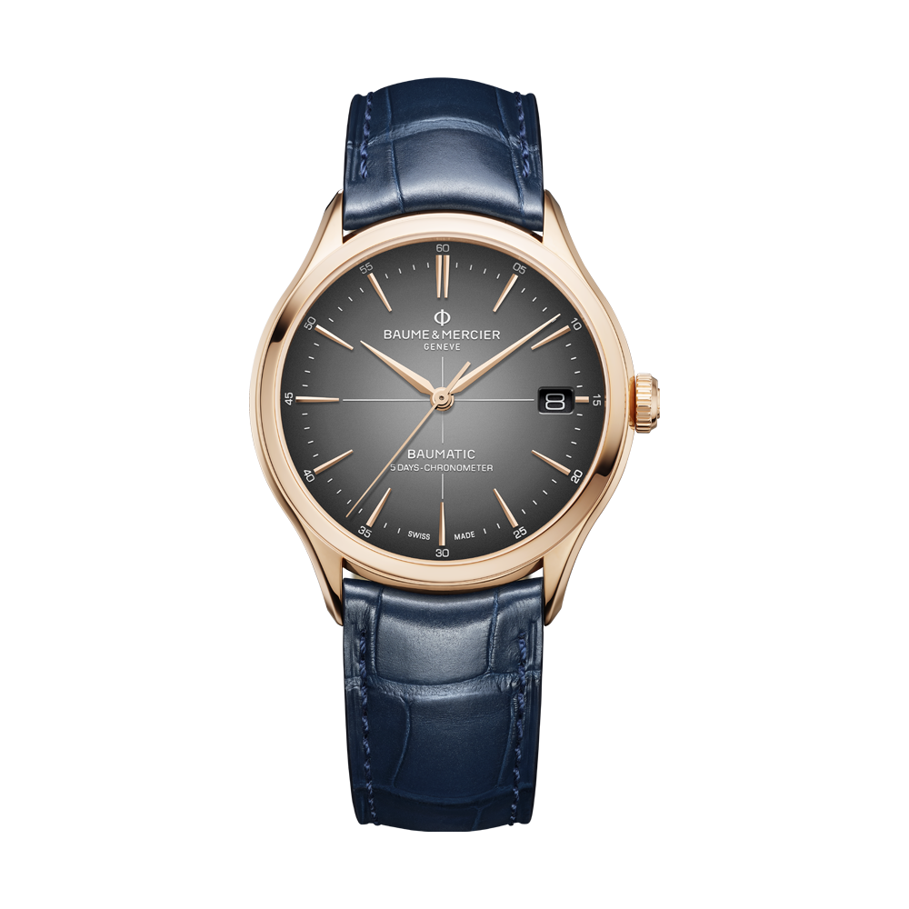 CLIFTON MENS AUTOMATIC 39 MM WATCH BOUE / GRAY