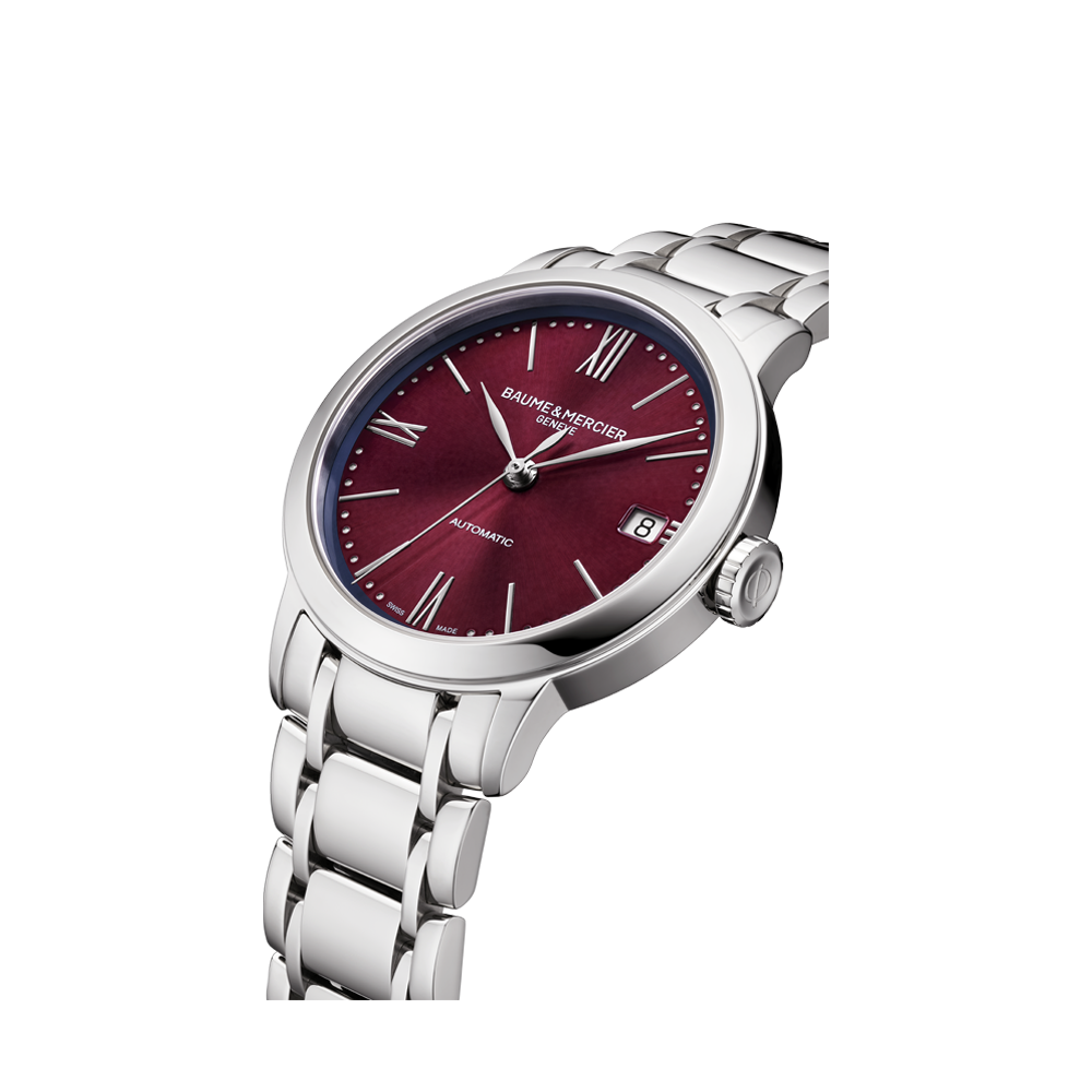 CLASSIMA LADIES AUTOMATIC 34 MM WATCH SILVER / VIOLET