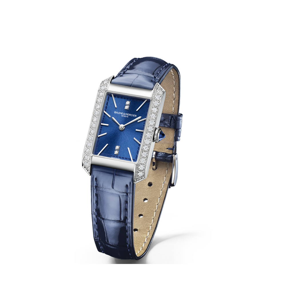 HAMPTON LADIES DIAMOND QUARTZ WATCH BLUE / NIGHT BLUE