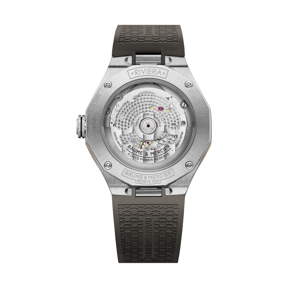 RIVIERA dodecagonal MENS AUTOMATIC WATCH GREY / GRAY