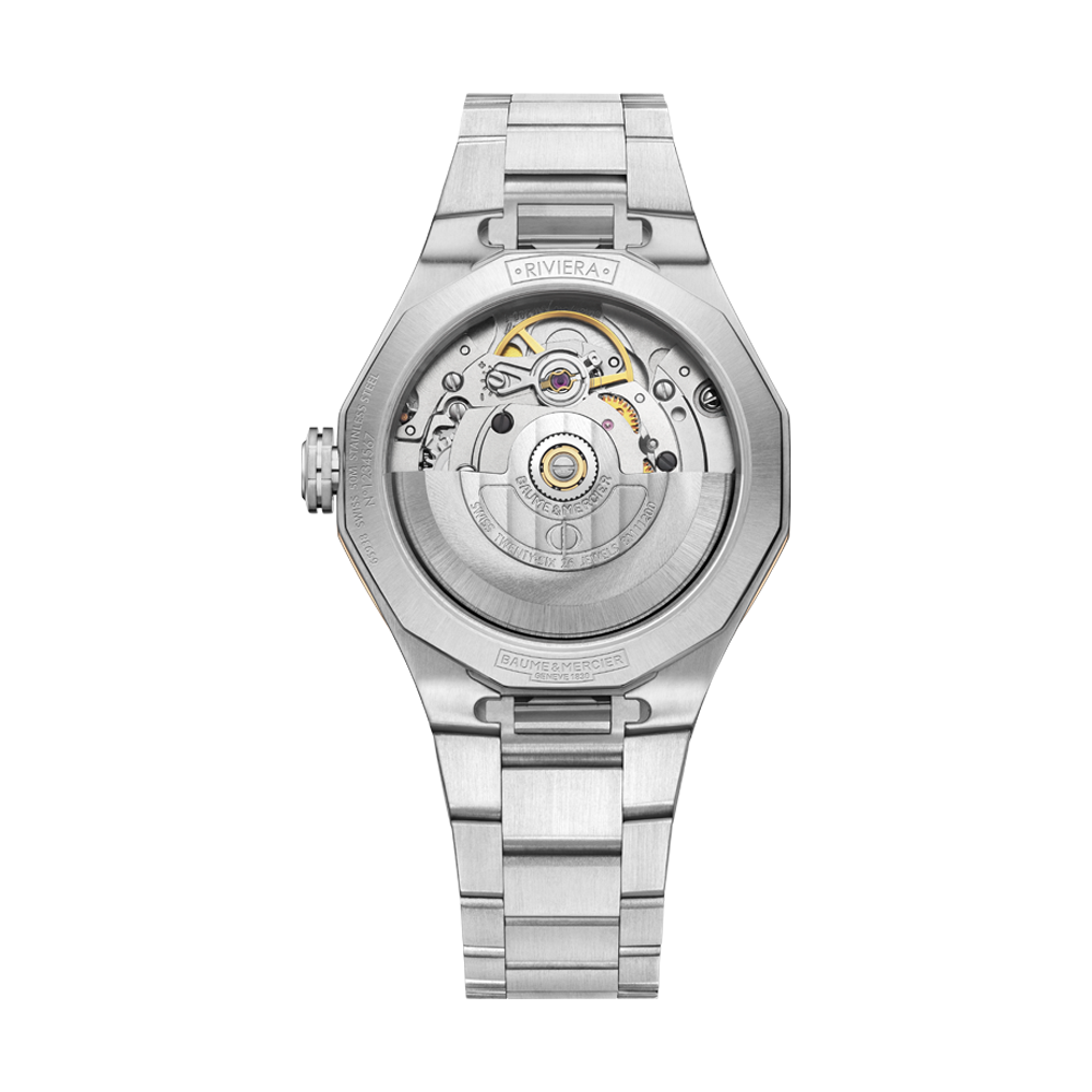 RIVIERA LADIES DIAMOND AUTOMATIC WATCH SILVER / GRAY