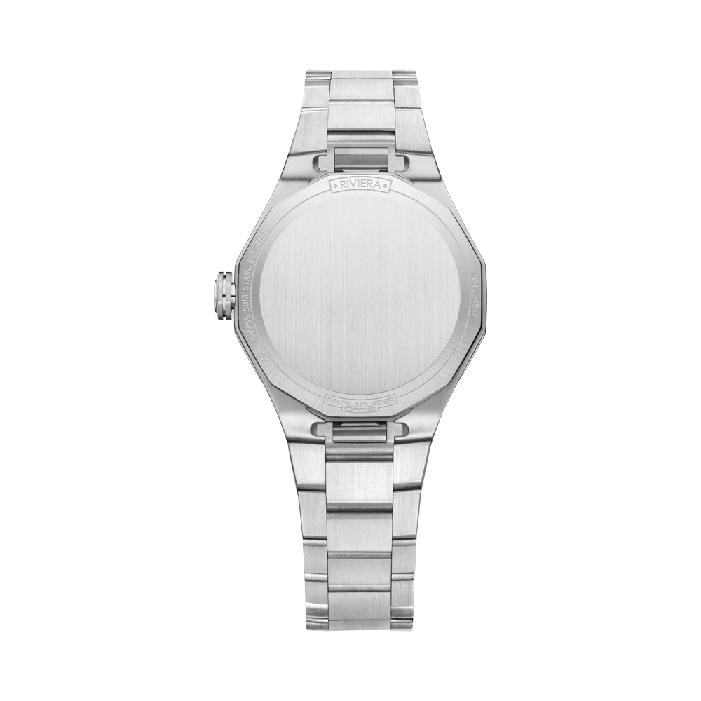 RIVIERA DEDECAGONAL LADIES AUTOMATIC 33MM WATCH SILVER / WARM SILVER