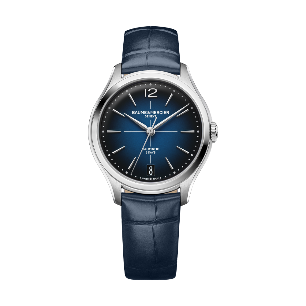 CLIFTON LADIES AUTOMATIC 34 MM WATCH BLUE / BLUE