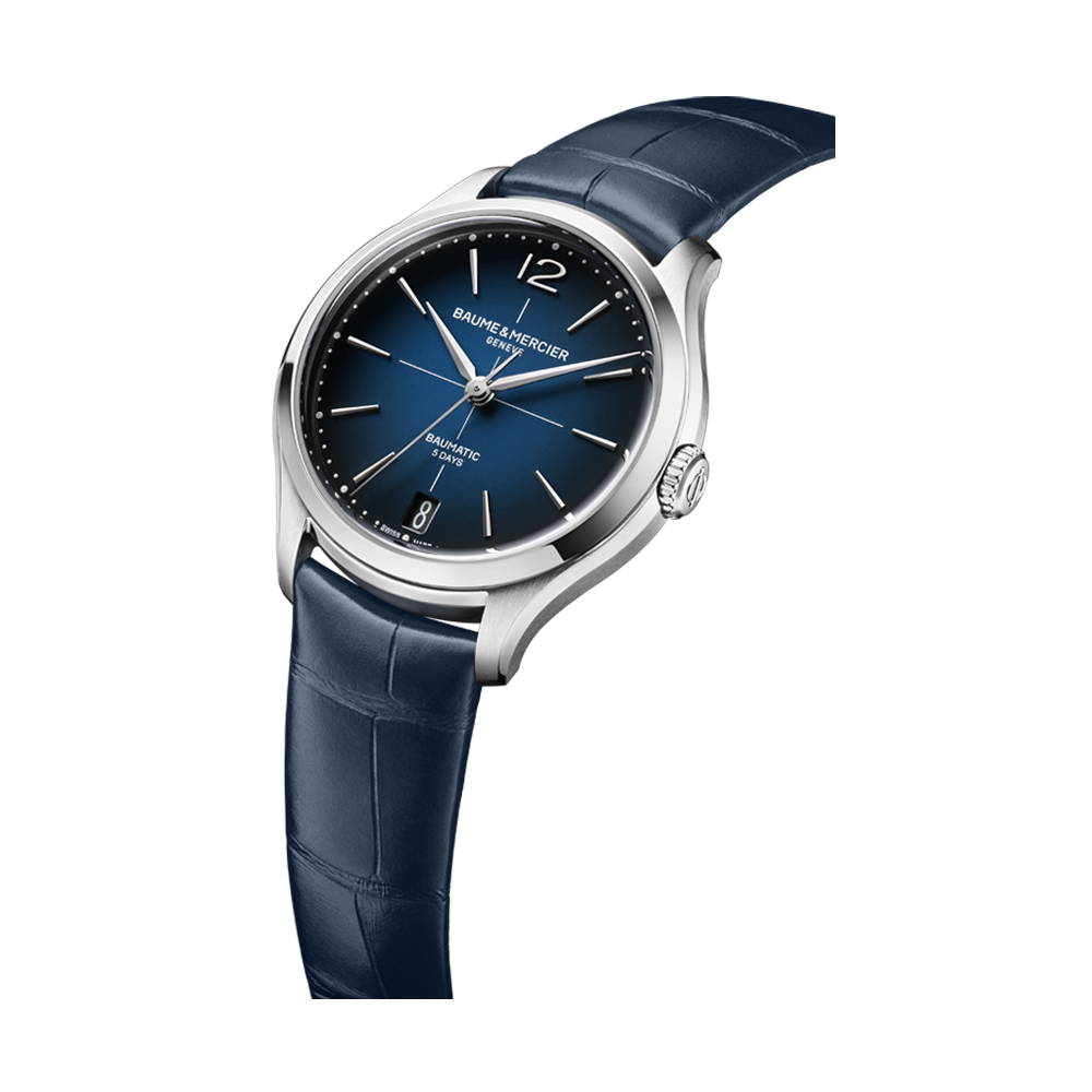 CLIFTON LADIES AUTOMATIC 34 MM WATCH BLUE / BLUE