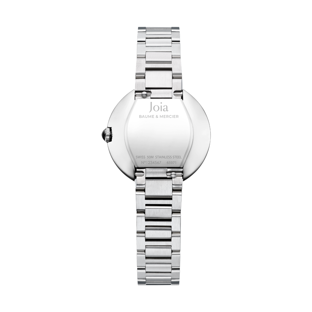 JOIA LADIES QUARTZ 28MM WATCH SILVER / WHITE