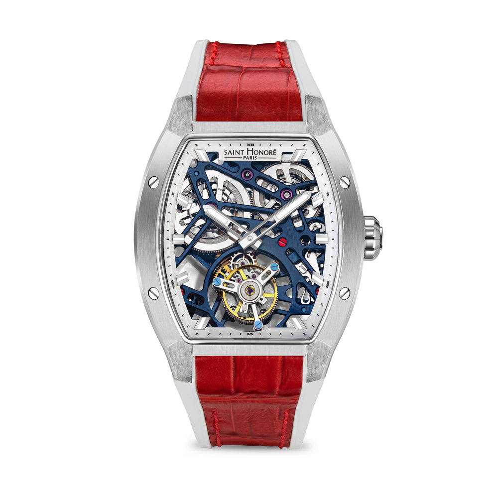 MONCEAU Tourbillion Men's Watch RED / BLUE