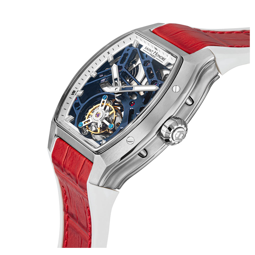 MONCEAU Tourbillion Men's Watch RED / BLUE