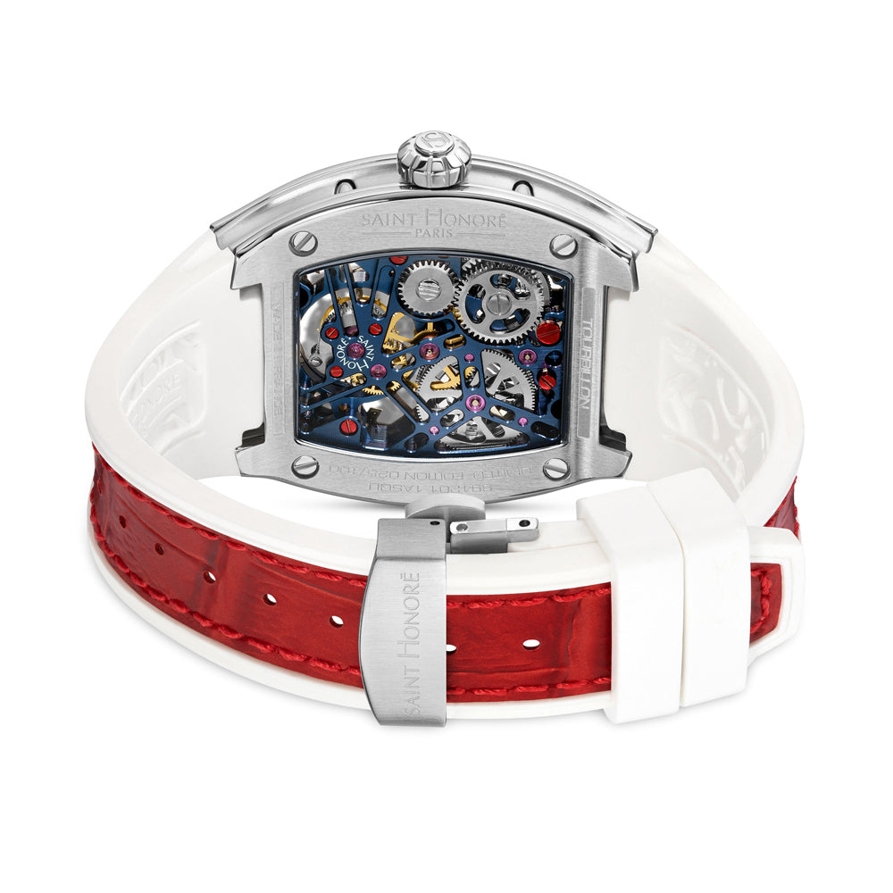 MONCEAU Tourbillion Men's Watch RED / BLUE