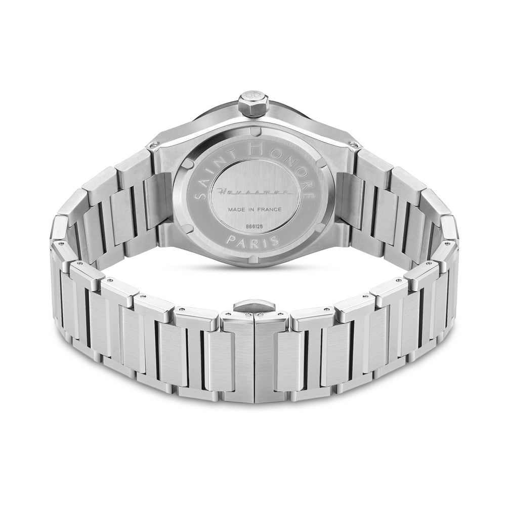 New Haussmann Men's Analog Watch Black/Silver/Gunmetal