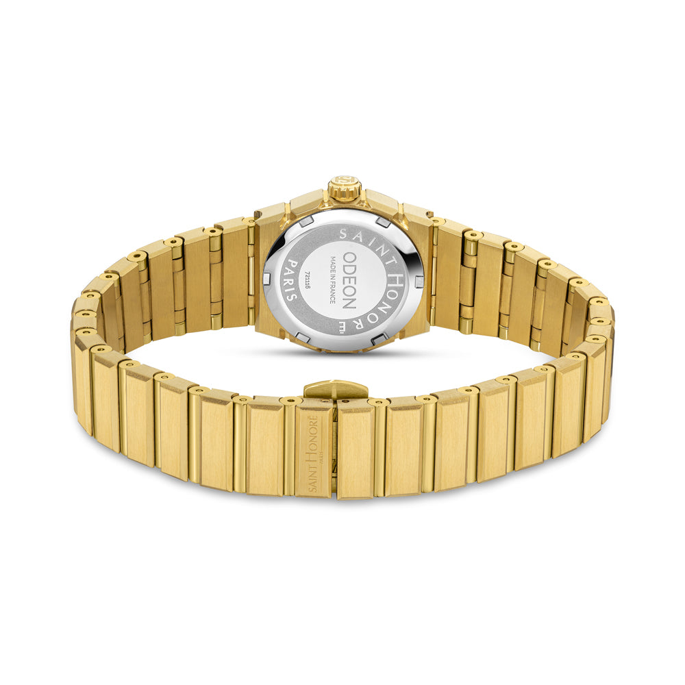 Odeon White MOP Watch IP GOLD PLATED / WHITE MOP