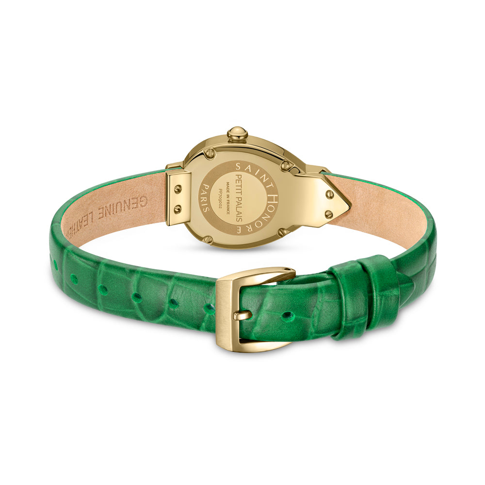 Petit Palais Diamond Watch GREEN / WHITE