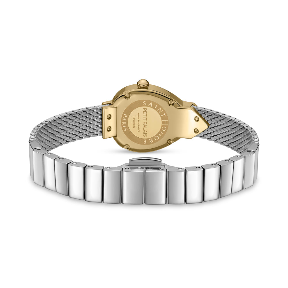 Petit Palais Diamond Watch STAINLESS STEEL / WHITE