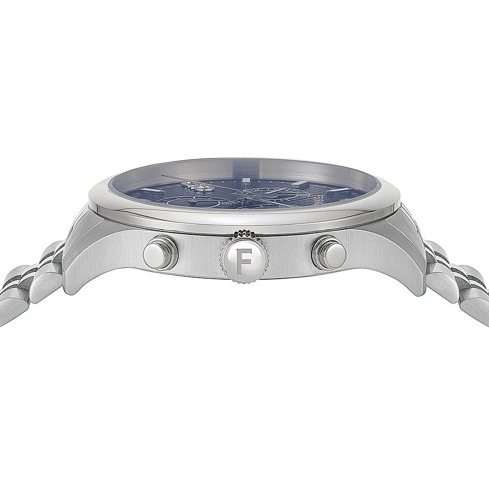 Salvatore  Ferragamo Duo Chrono Stainless Steel / Blue