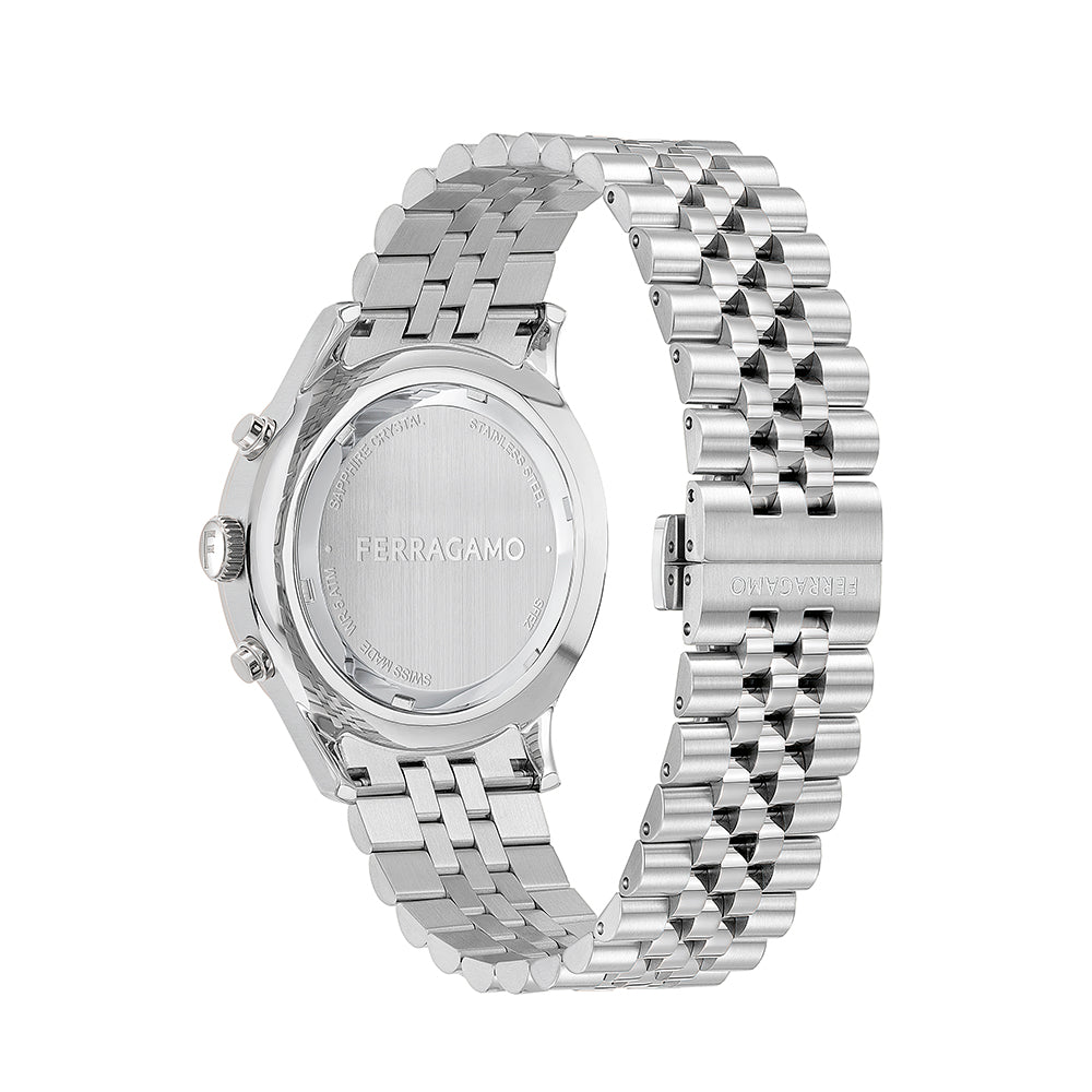 Salvatore  Ferragamo Duo Chrono Stainless Steel / Blue