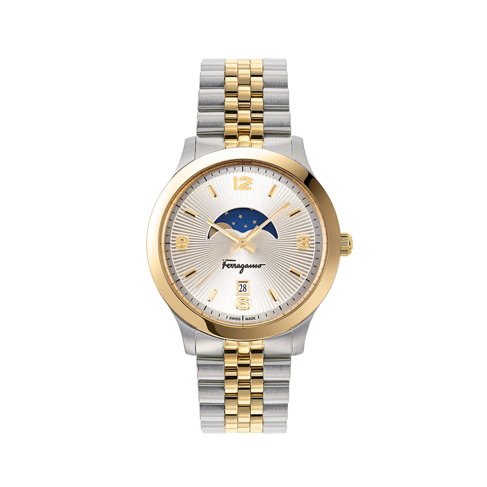 Salvatore  Ferragamo Duo Moonph Gold Silver / White-Silver