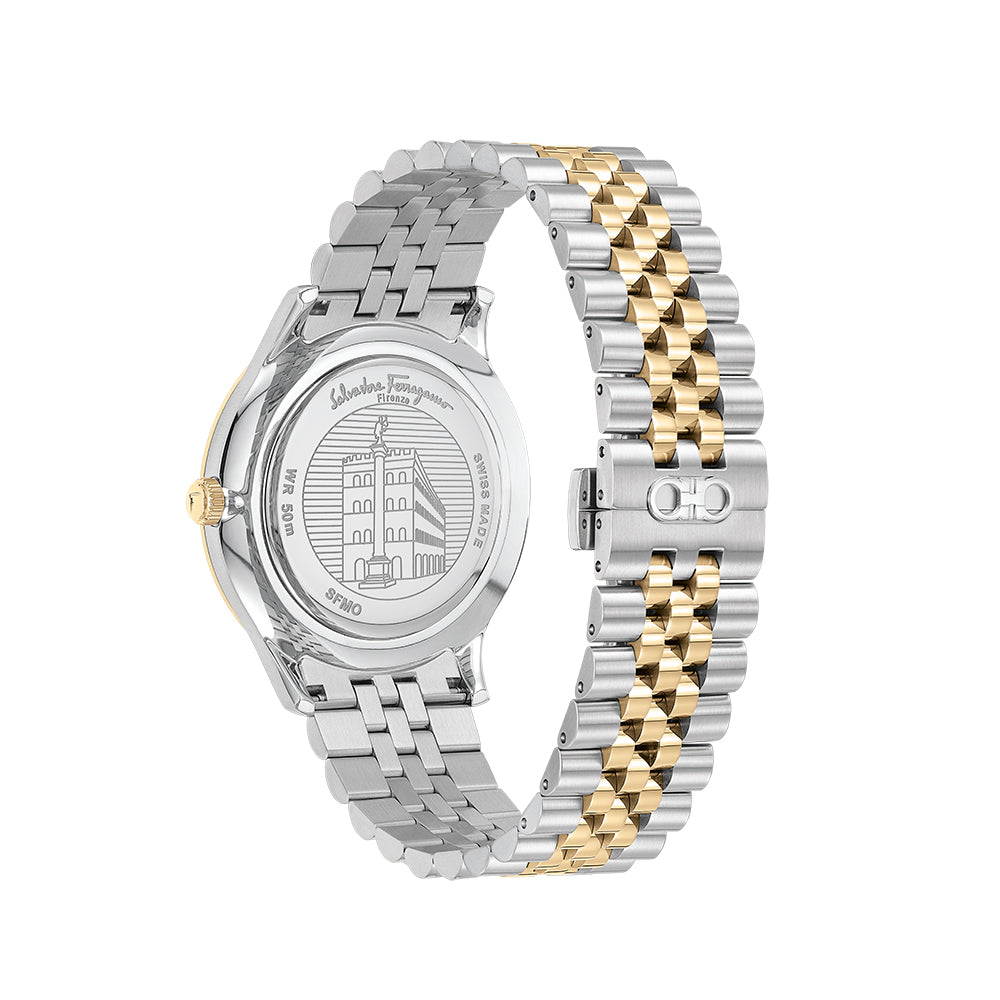 Salvatore  Ferragamo Duo Moonph Gold Silver / White-Silver