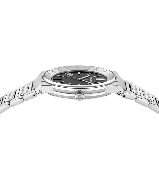 Salvatore  Ferragamo Sapphire Log Silver / Black