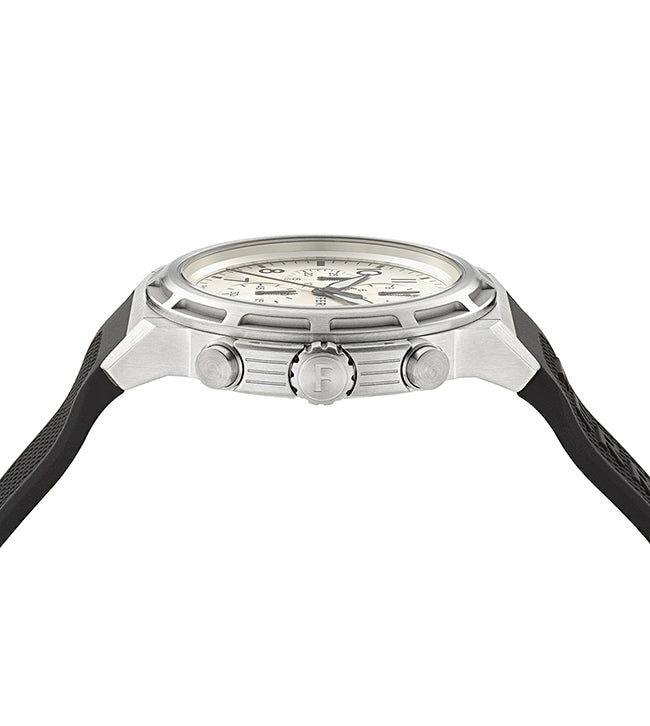 Salvatore  Ferragamo Nima Chrono Black / White-Silver