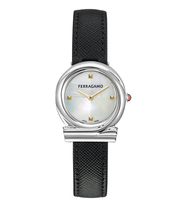 Salvatore  Ferragamo Gancini Twisted Black / White