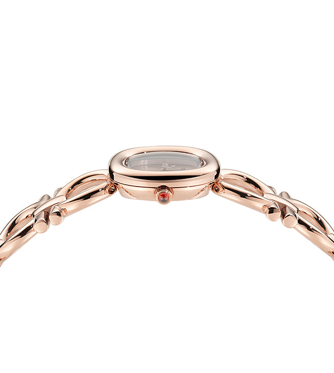 Salvatore  Ferragamo Double Gancini Jewel Rose Gold / Grey