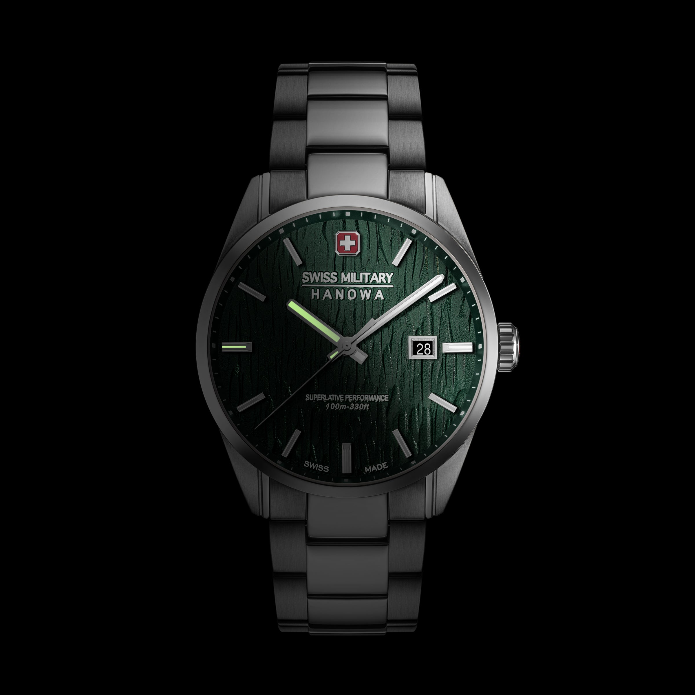 Silver Fir Men's Analog Watch