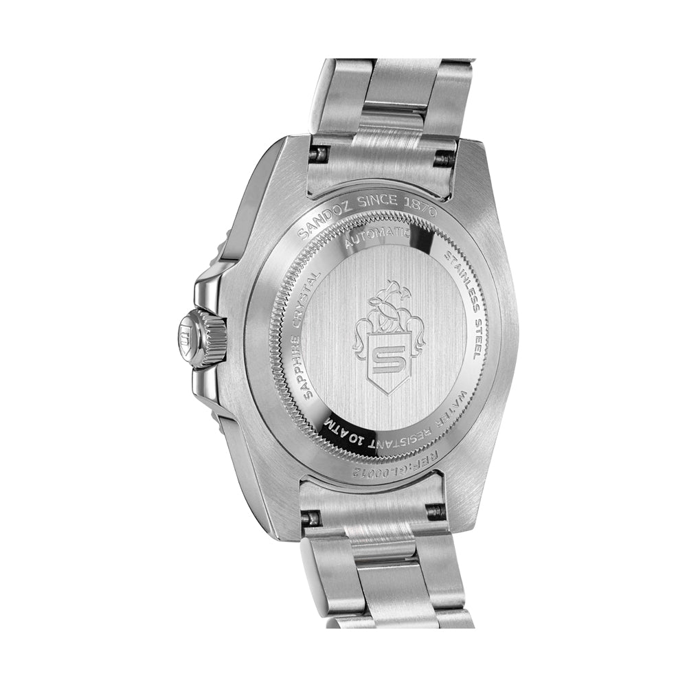 CHAUMONT GENTS AUTOMATIC WATCH Black dial,  Stainless Steel Bracelet