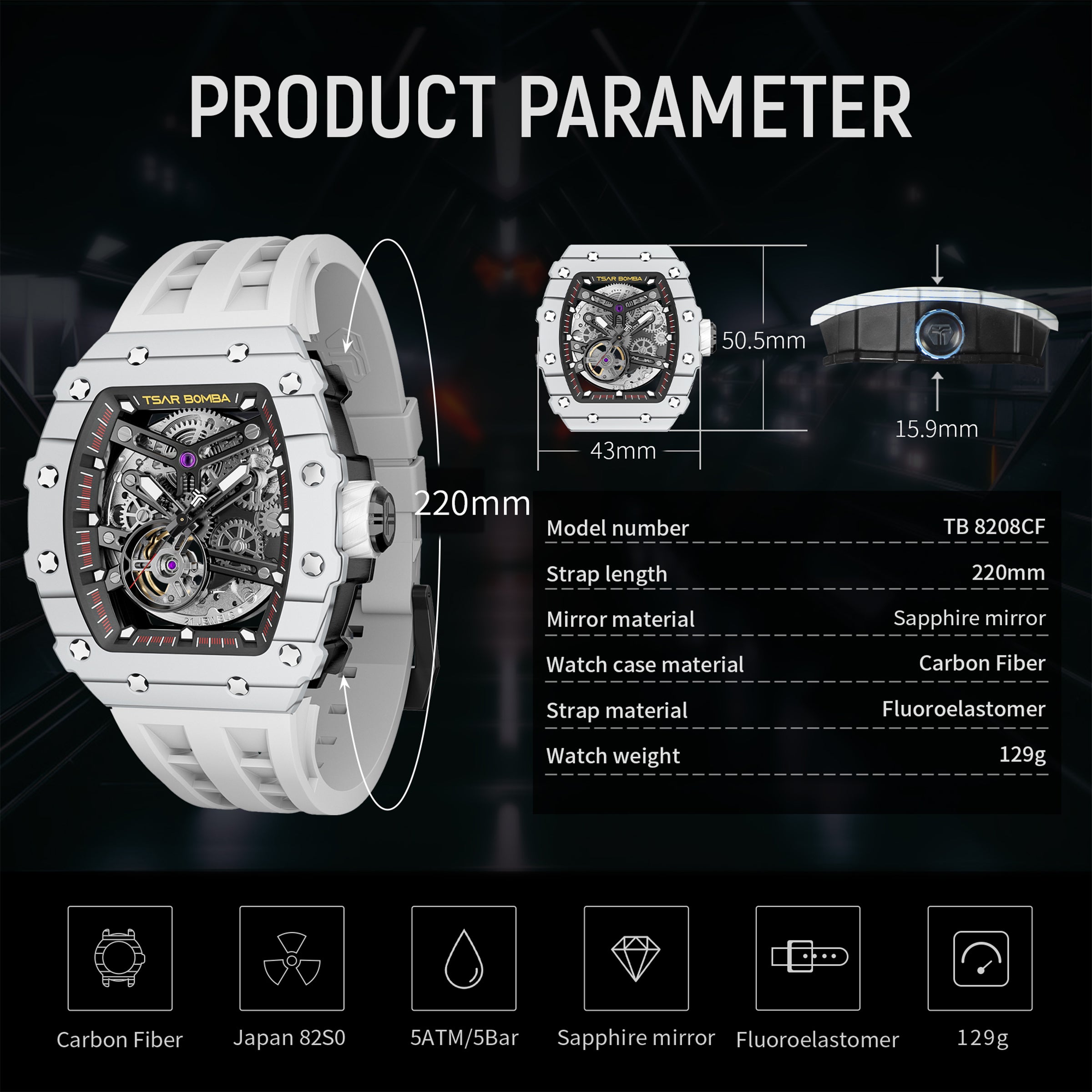 Elemental Series Men's Automatic Watch