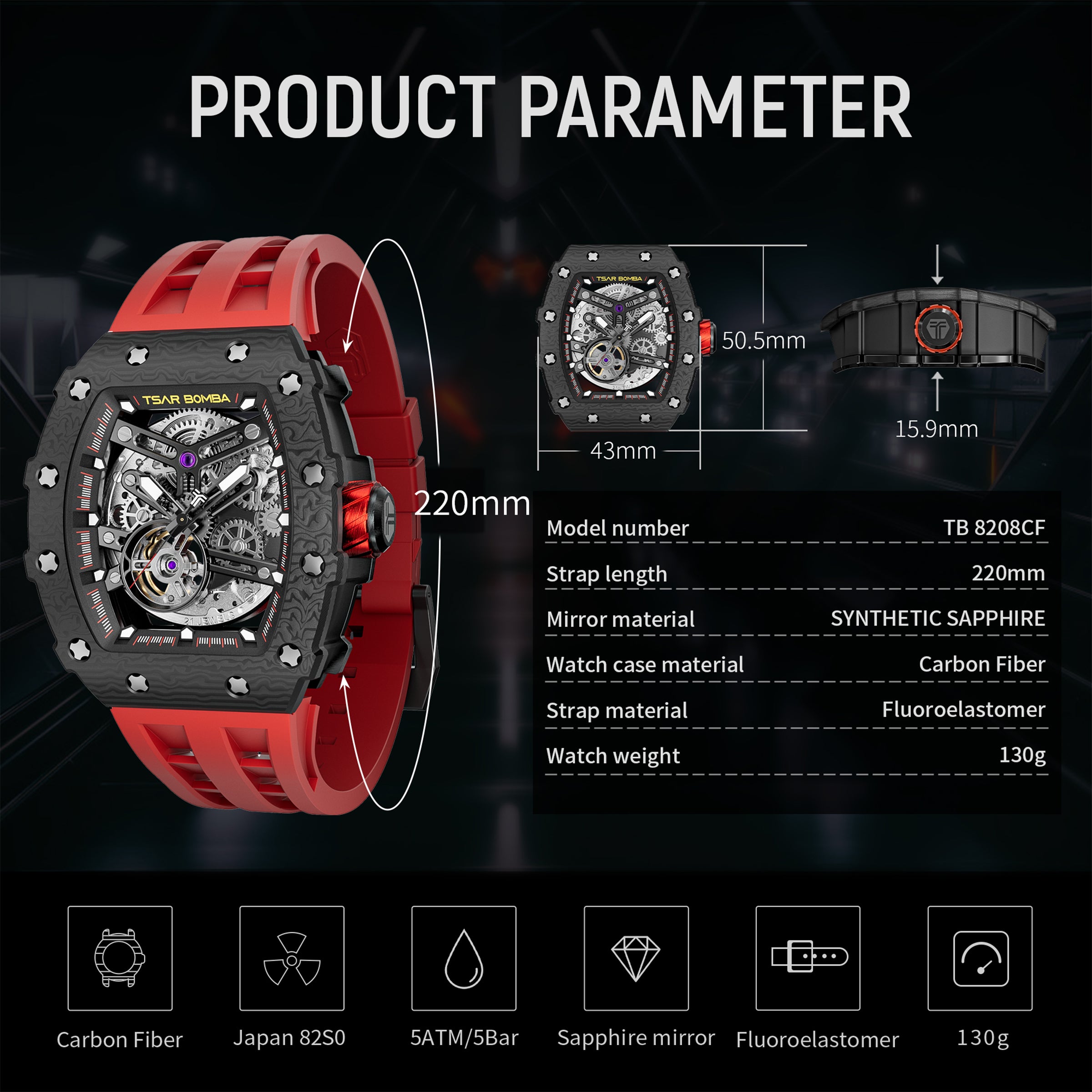 Elemental Series Men's Automatic Watch
