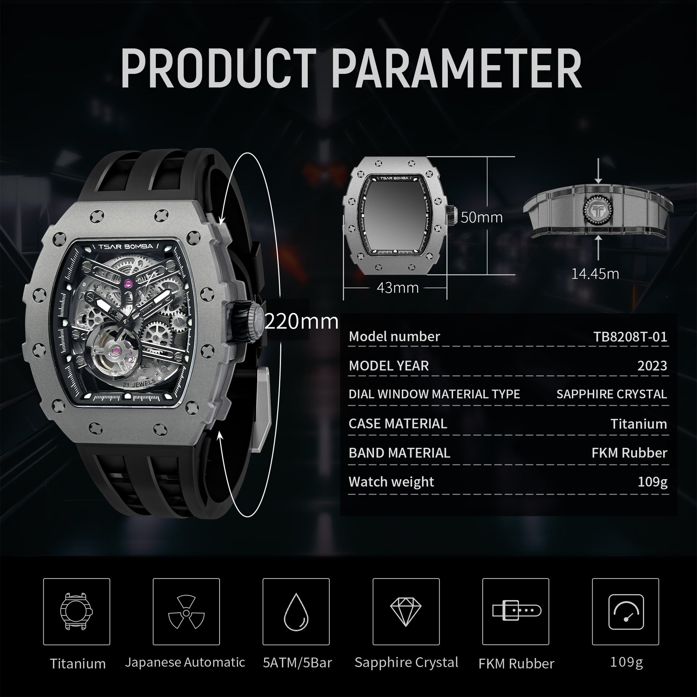 Elemental Series Men's Automatic Watch