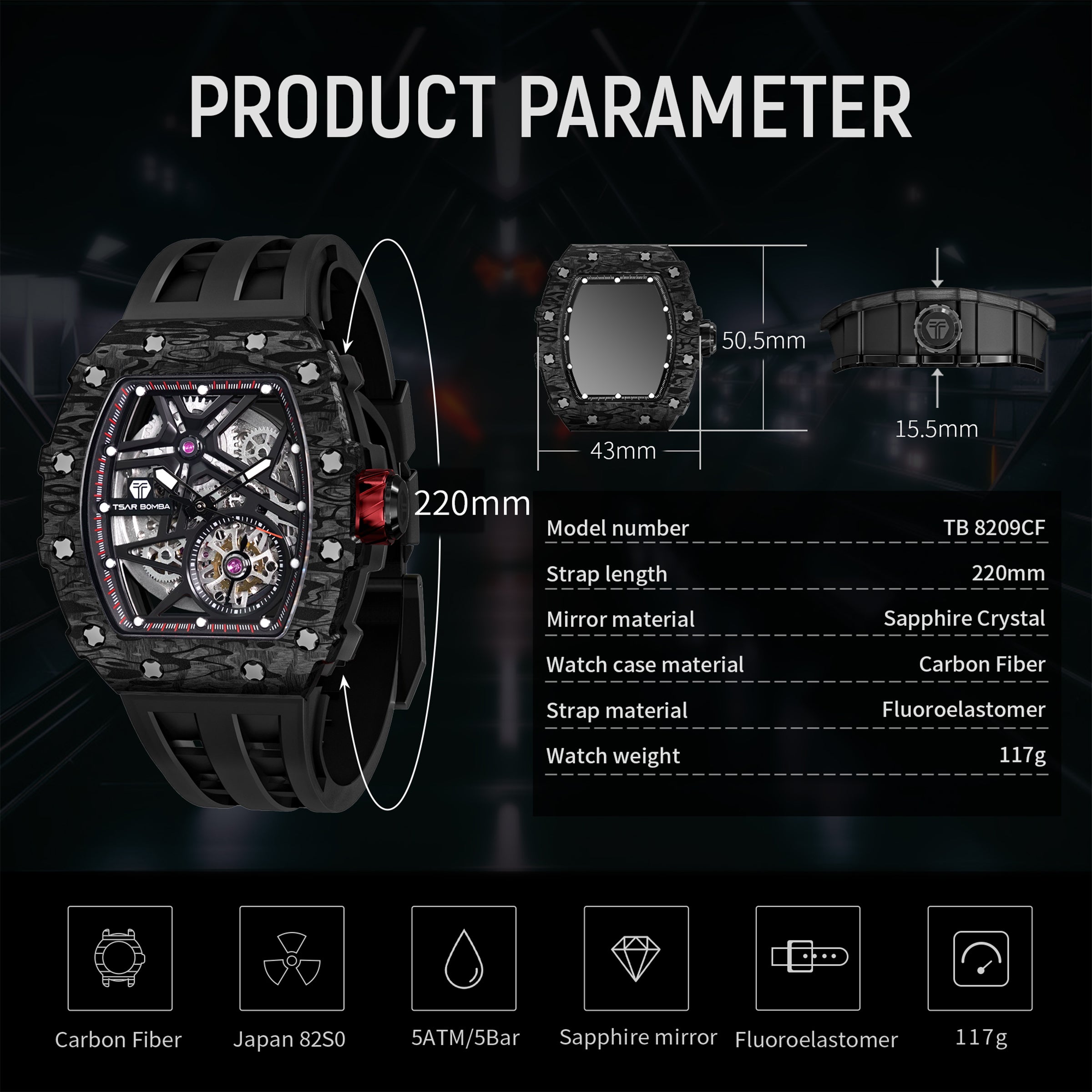 Elemental Series Men's Automatic Watch