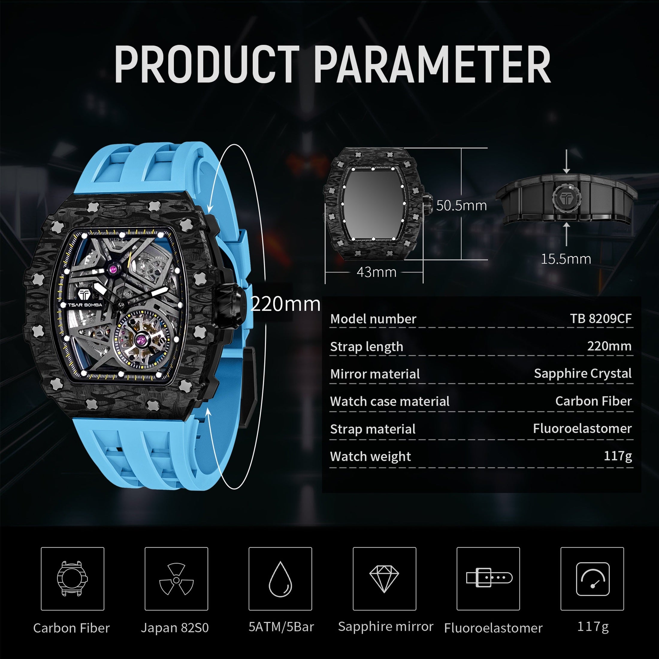 Elemental Series Men's Automatic Watch