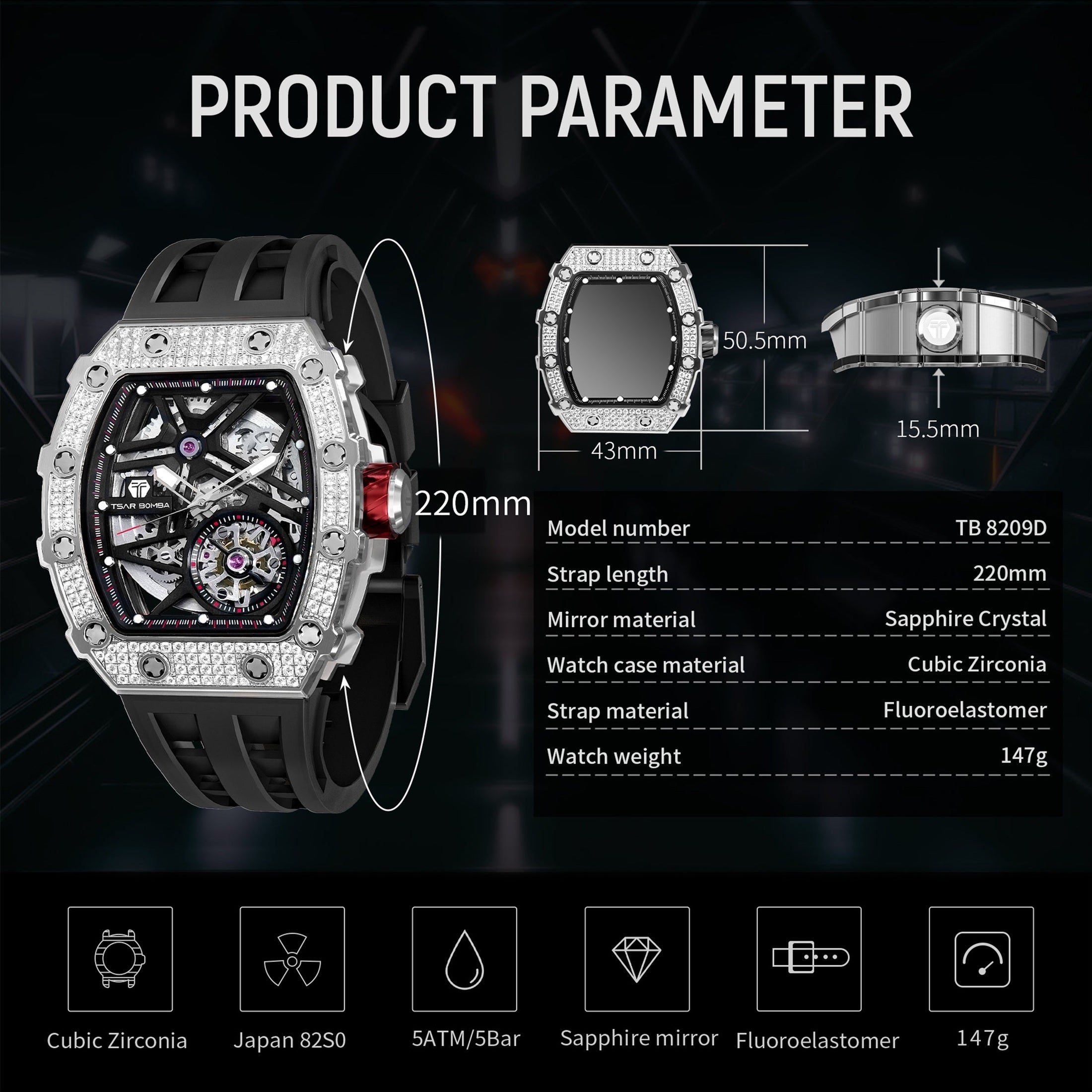 Elemental Series Men's Automatic Watch